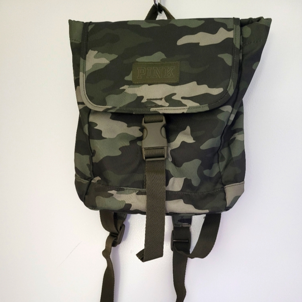 Victoria's Secret Pink Camouflage mini backpack